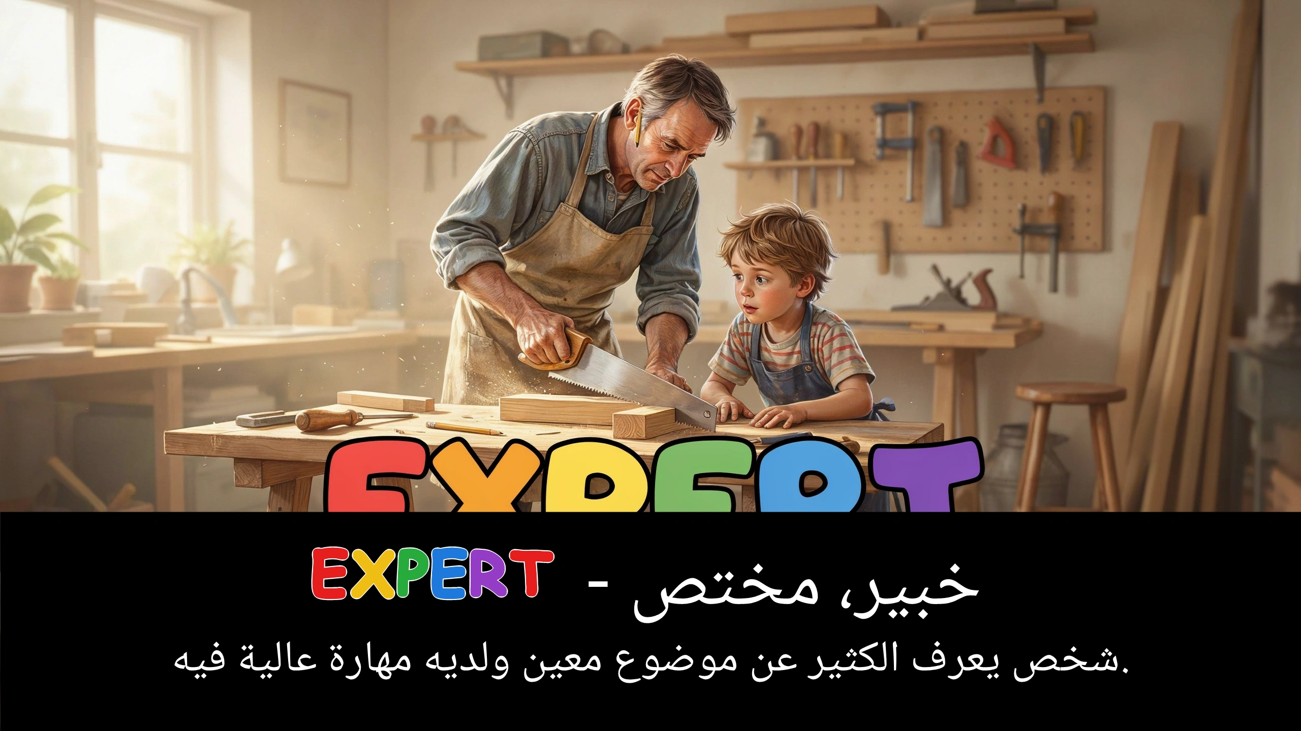 Arabic Illustration for expert